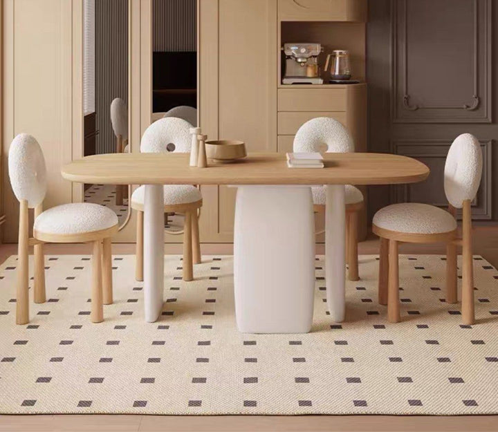 CALLIOPE Japandi Solid Wood Dining Table