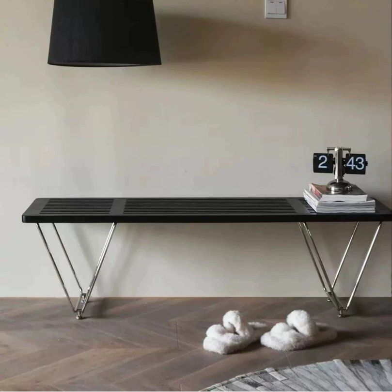 CHAYTON Modern Solid Wood Bench