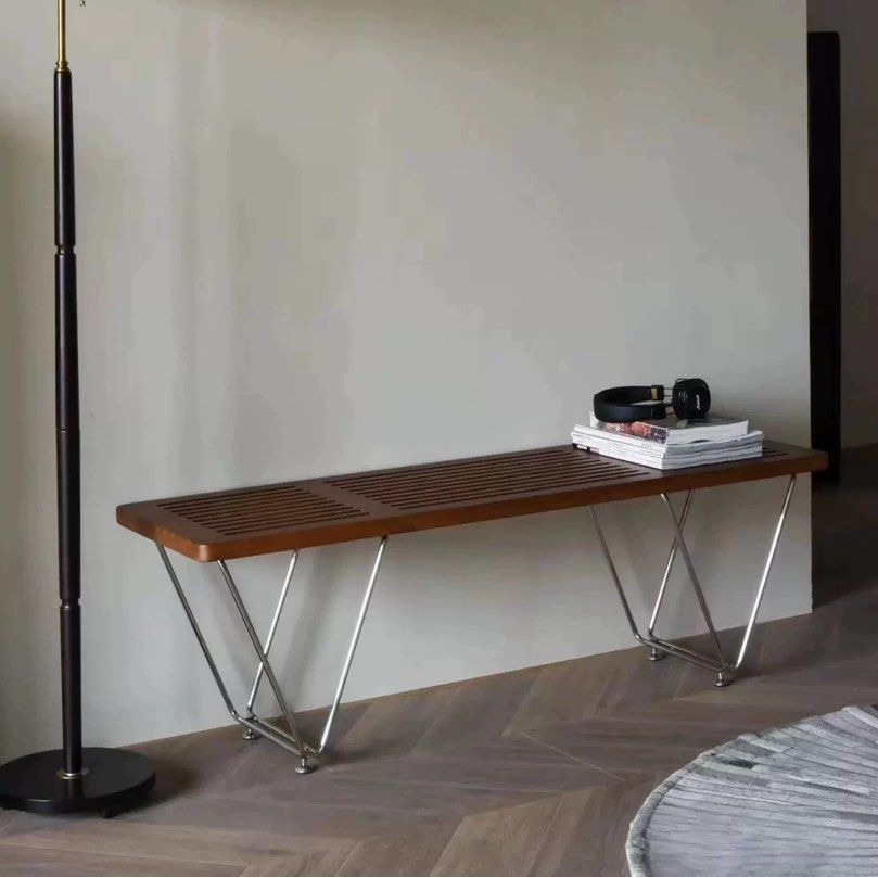 CHAYTON Modern Solid Wood Bench