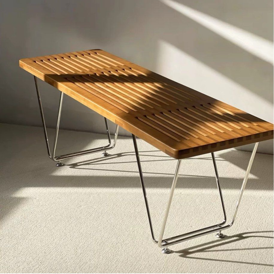 CHAYTON Modern Solid Wood Bench