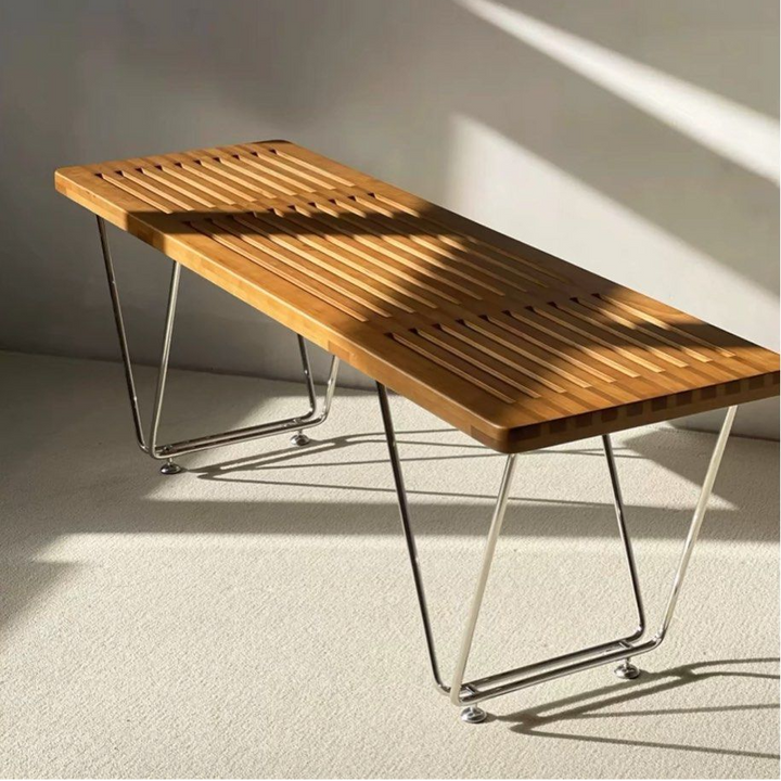 CHAYTON Modern Solid Wood Bench