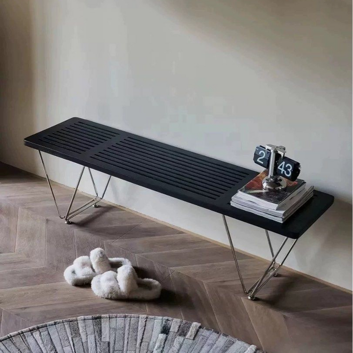 CHAYTON Modern Solid Wood Bench