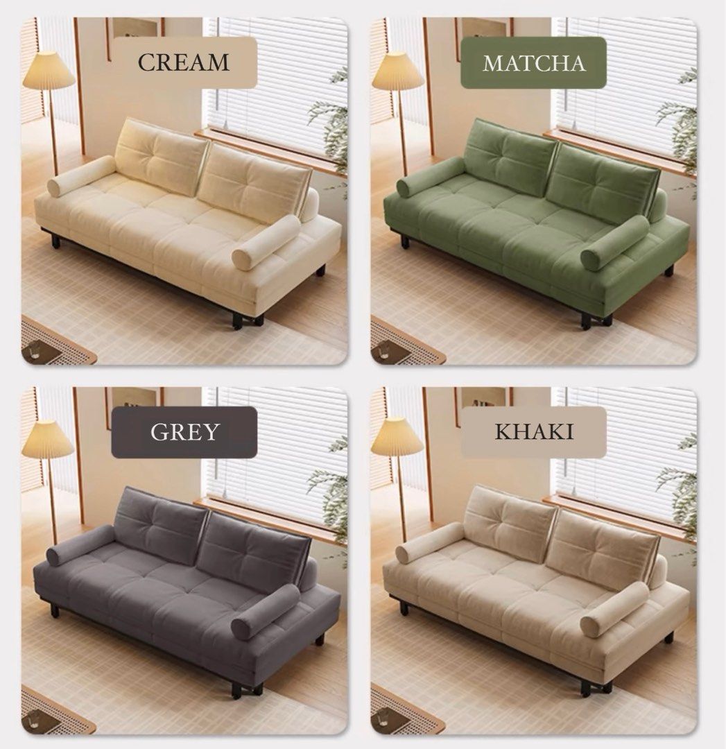 BOVINO Modern Fabric Sofa Bed