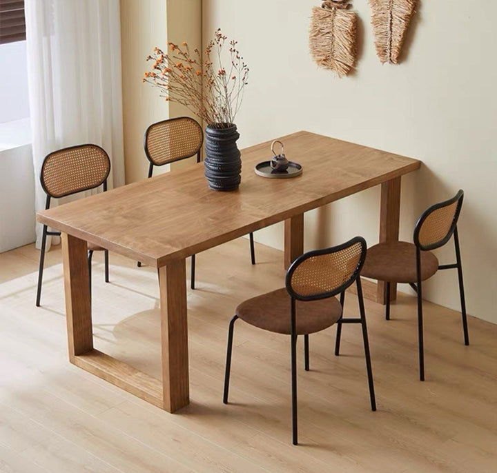 BARRERA Scandinavian Solid Wood Dining Table