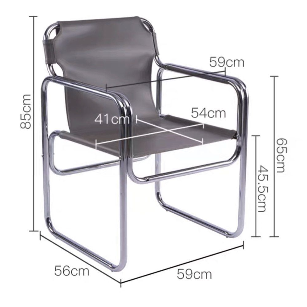DANE Stainless Steel Armchair
