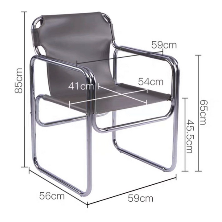 DANE Stainless Steel Armchair