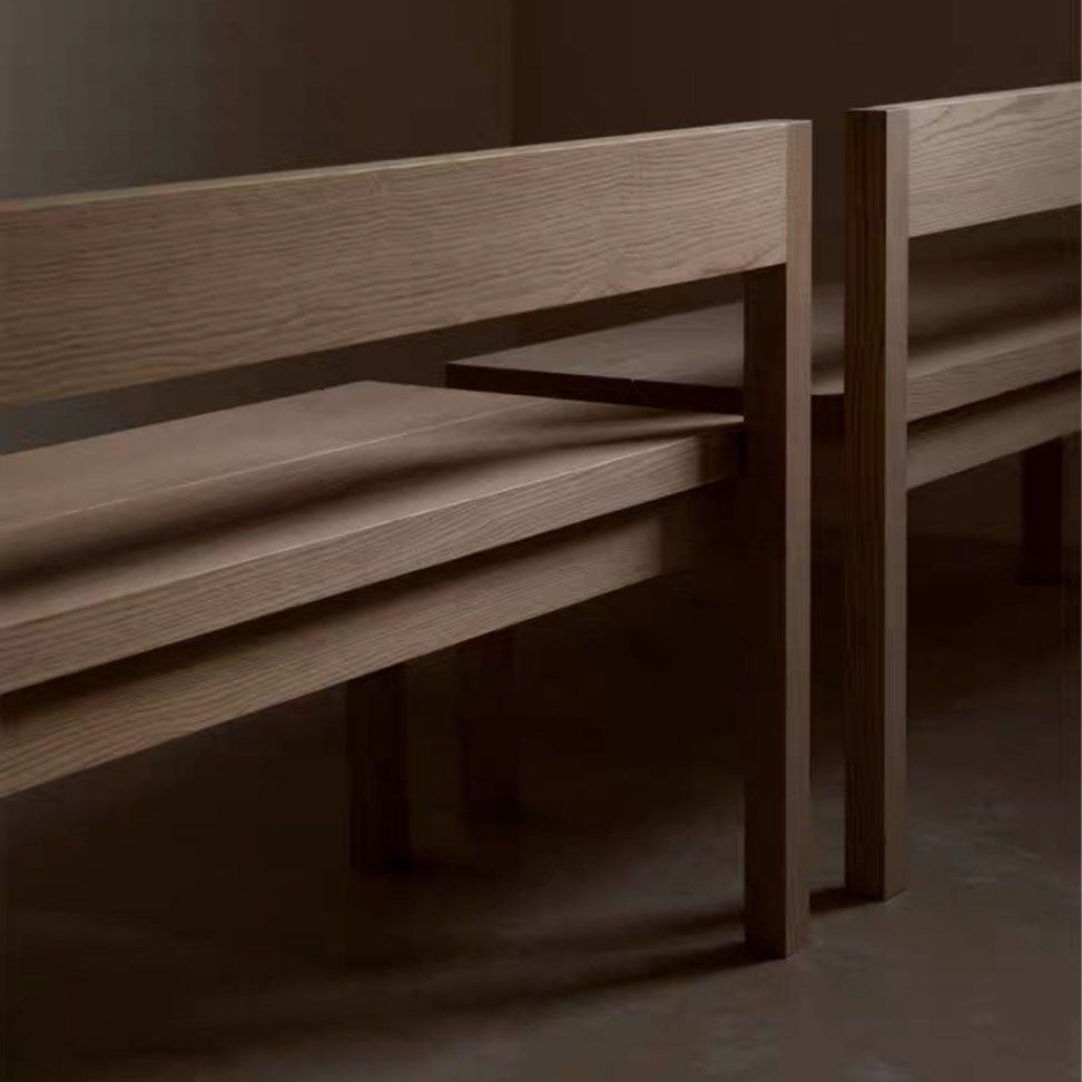 BRONSON Modern Solid Wood Bench