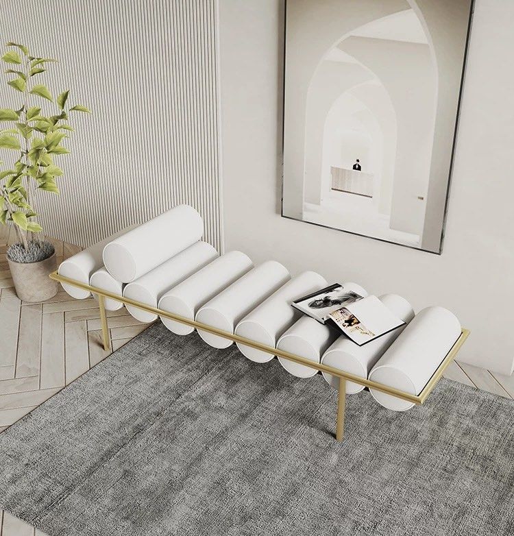 SIEKA Modern Velvet Ottoman