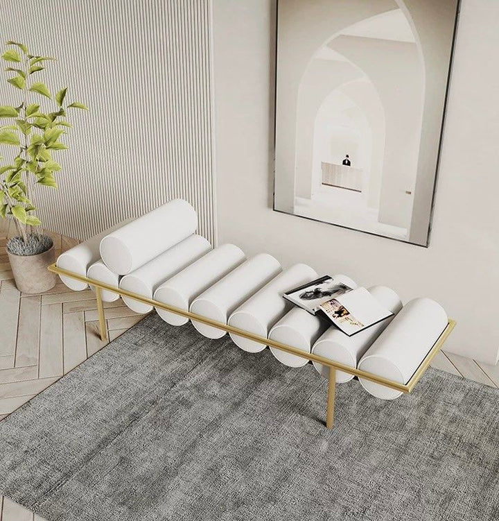 SIEKA Modern Velvet Ottoman