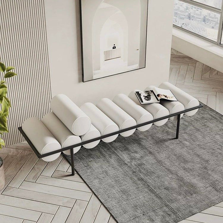 SIEKA Modern Velvet Ottoman