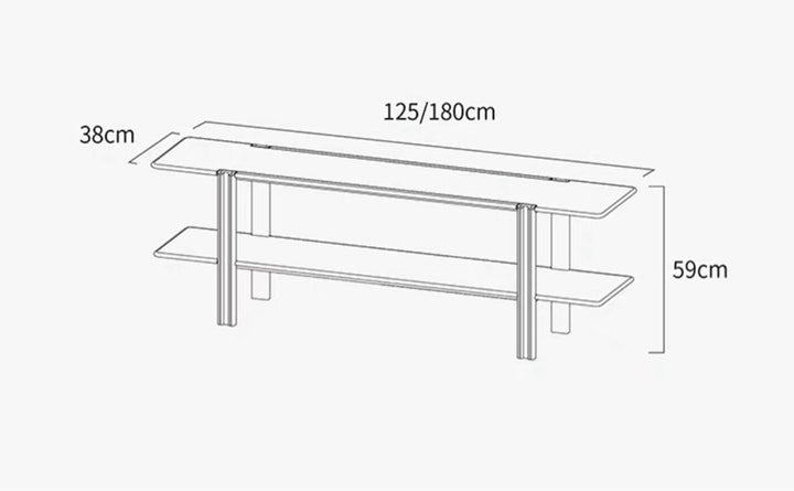 TAINA Modern Solid Wood Display Shelf