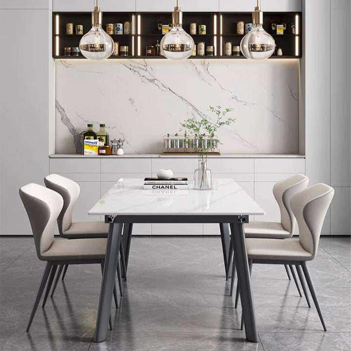 WALTE Modern Extendable Sintered Stone Dining Table
