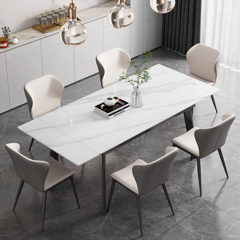 WALTE Modern Extendable Sintered Stone Dining Table