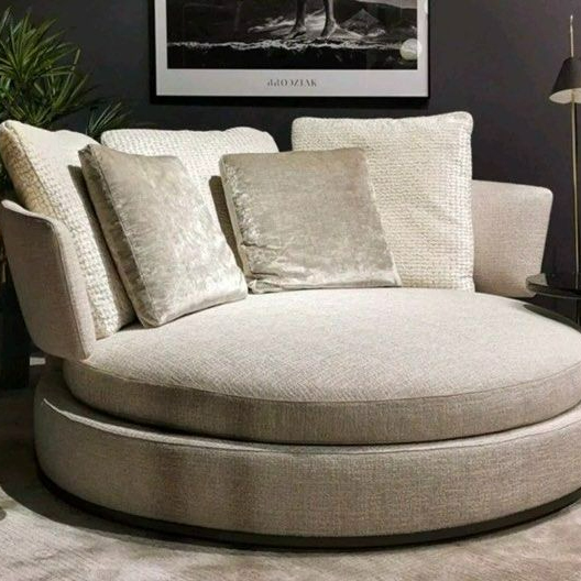 DARREN Modern Round Lounge Chair