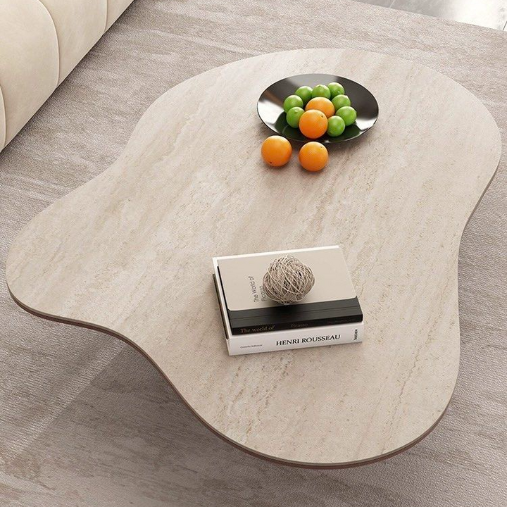 SLADE Modern Travertine Coffee Table