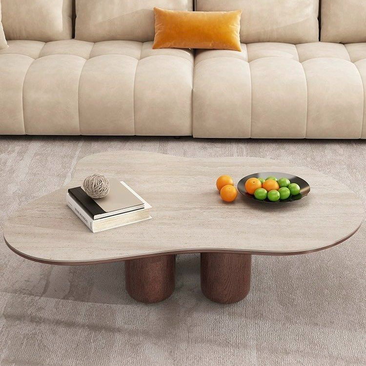 SLADE Modern Travertine Coffee Table