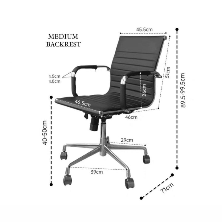 BRAMLEY Modern Leather Office Chair