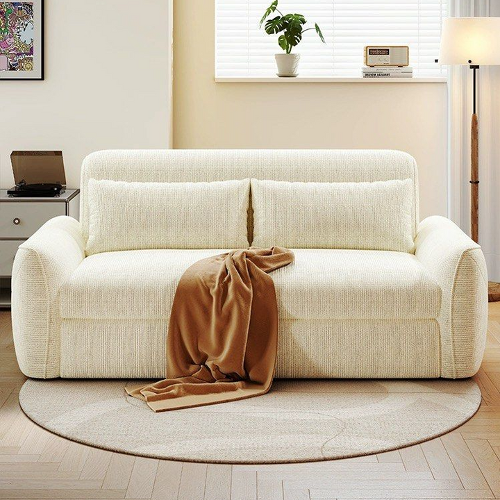 CASELVA Modern Electric Boucle Sofa Bed