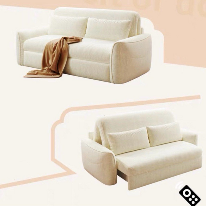 CASELVA Modern Electric Boucle Sofa Bed