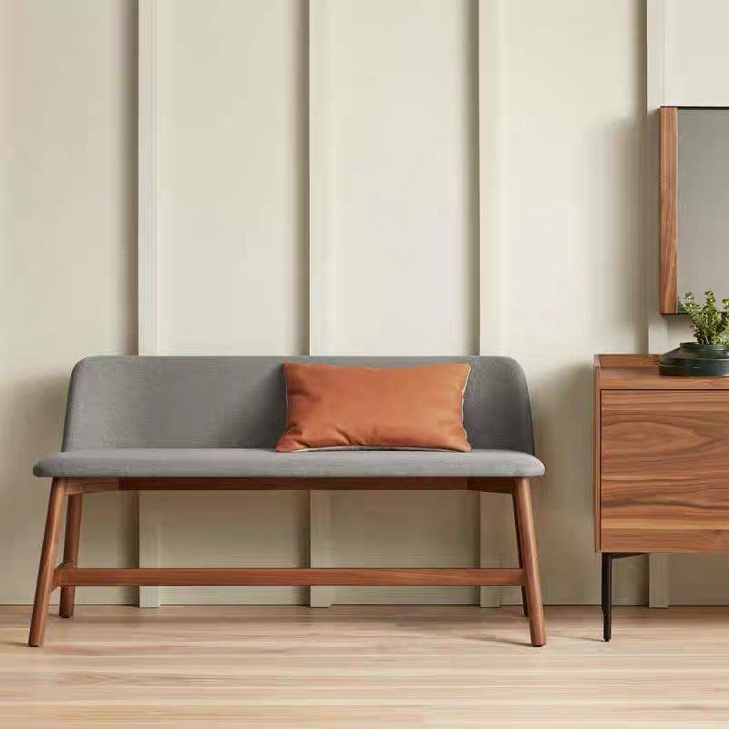 CAELAN Modern Solid Wood Bench