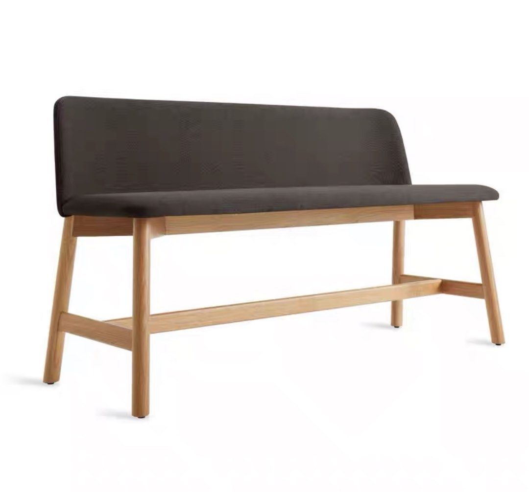 CAELAN Modern Solid Wood Bench