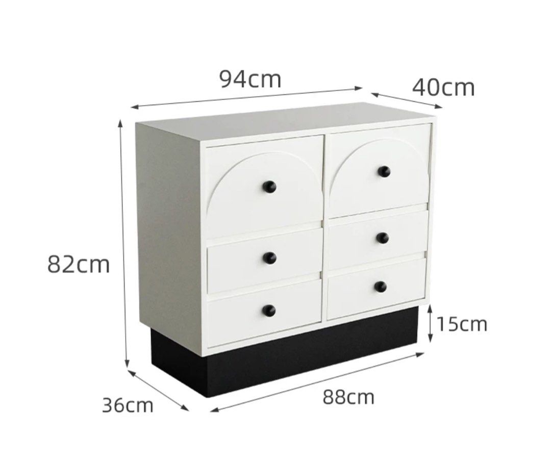 CASTER Modern Chest Of Drawers