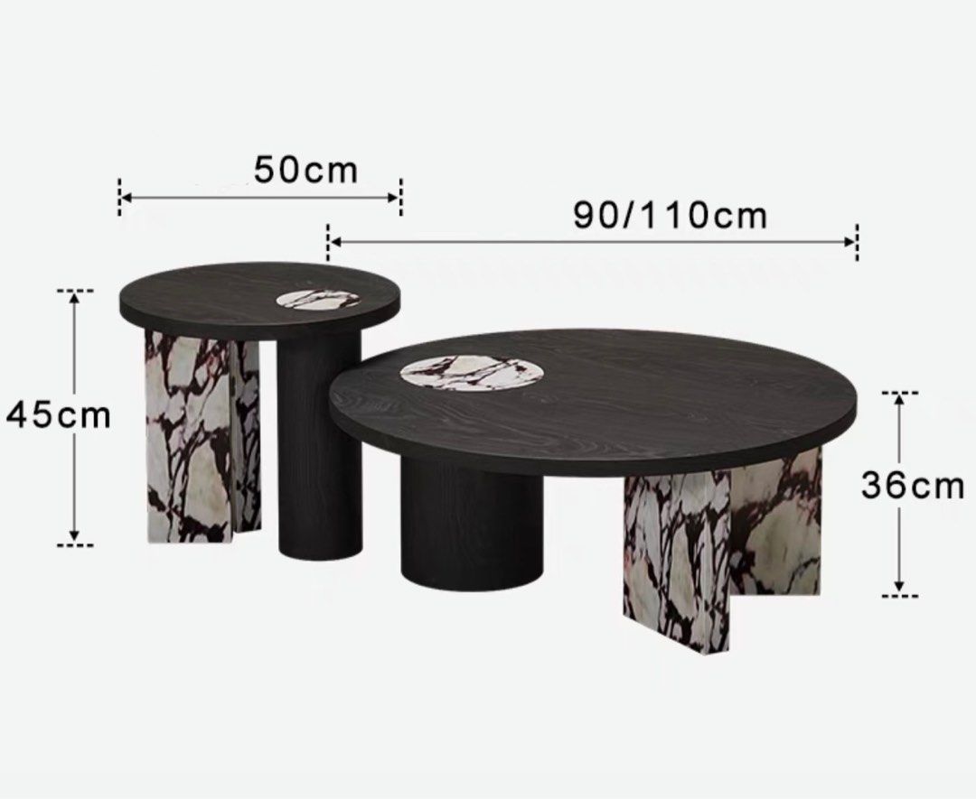 ALDANA Modern Sintered Stone Coffee Table