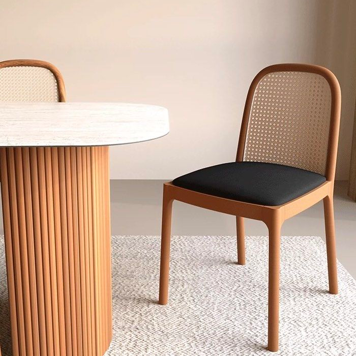 CARISSA Modern Travertine Dining Table