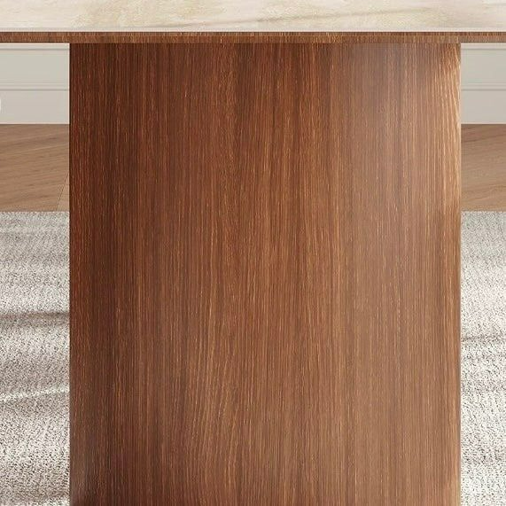 CHESTER Modern Travertine Dining Table