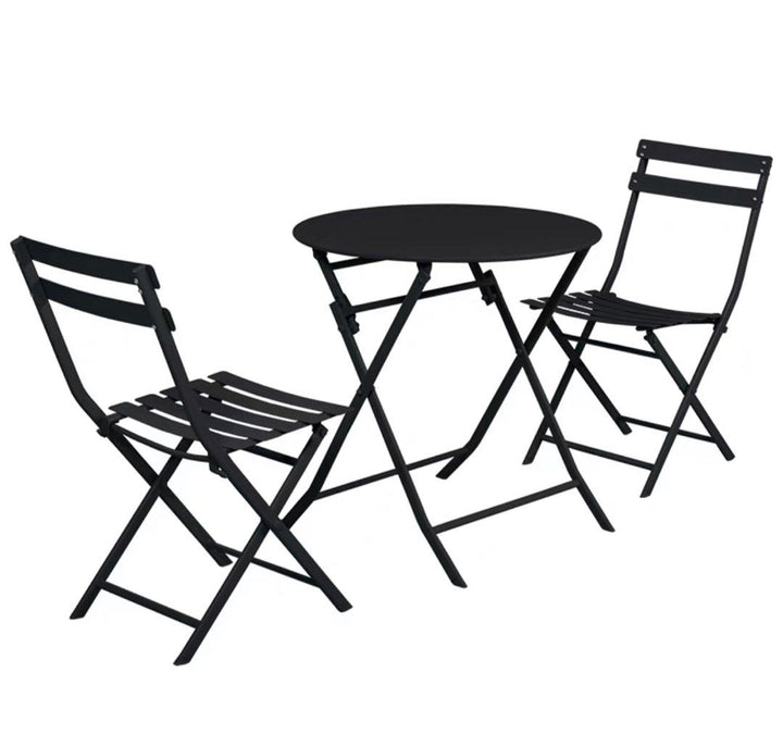 GUXTON Outdoor Foldable Metal Coffee Table
