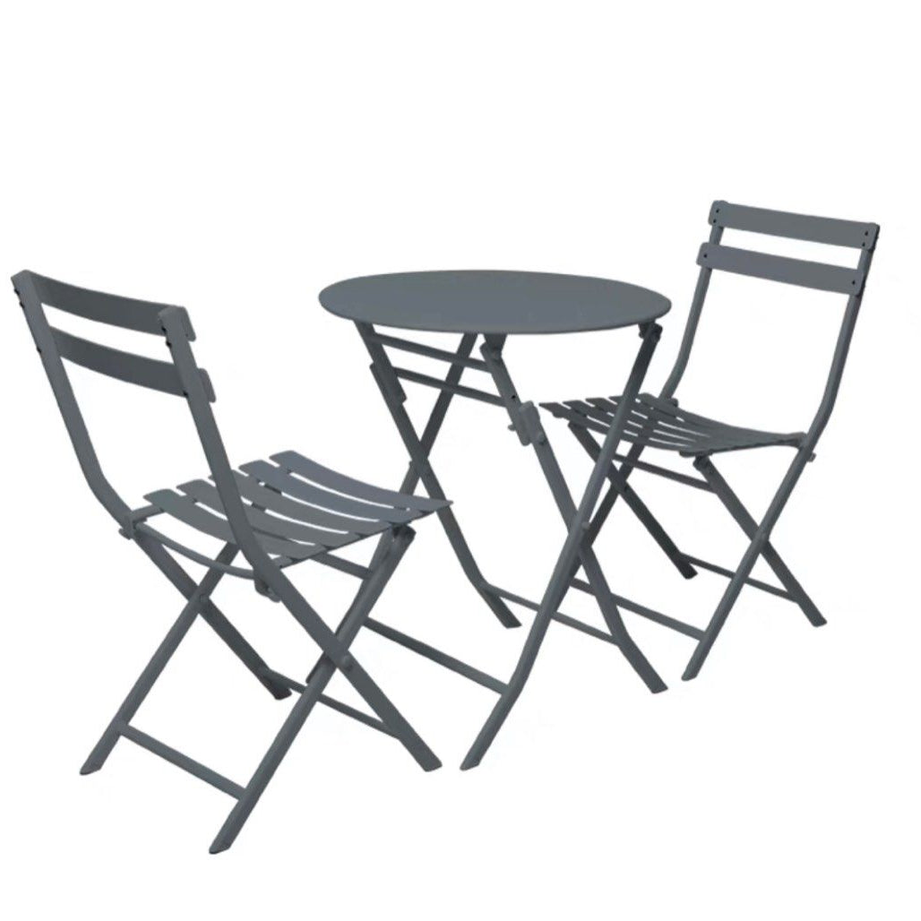 GUXTON Outdoor Foldable Metal Coffee Table