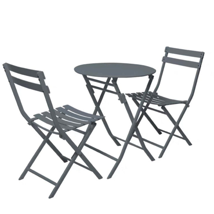 GUXTON Outdoor Foldable Metal Coffee Table