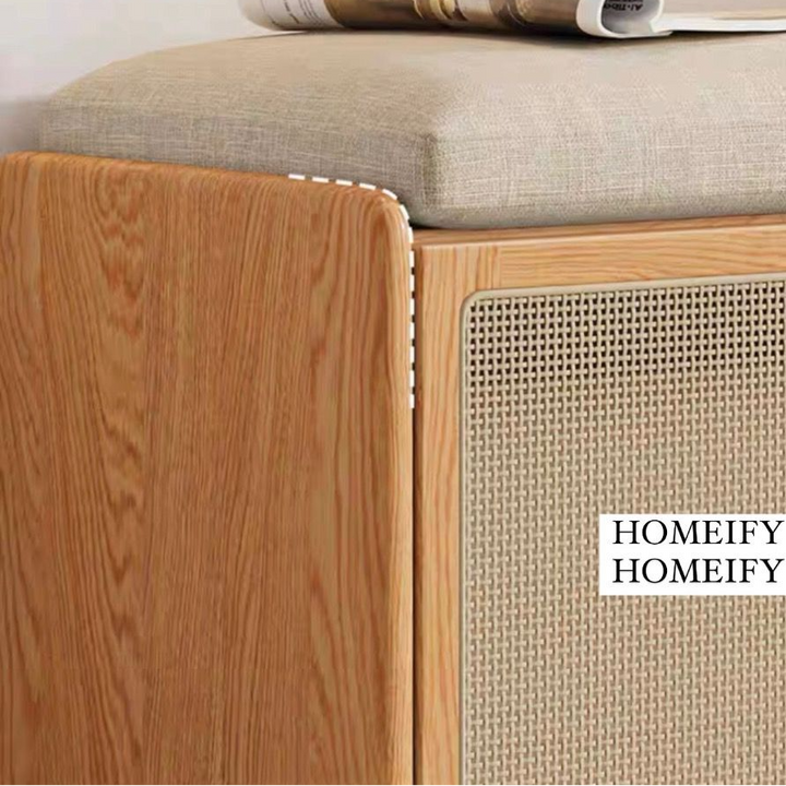 DELANEY Japandi Storage Bench