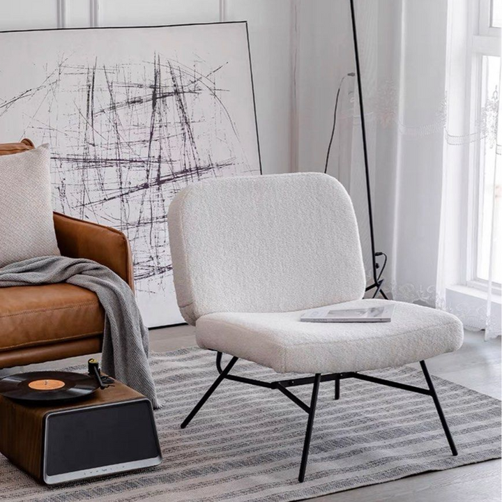 CALIX Modern Boucle Armchair