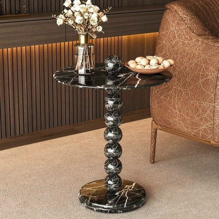 CORVUS Modern Marble Side Table