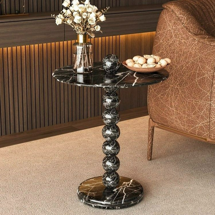 CORVUS Modern Marble Side Table