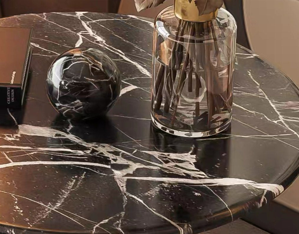 CORVUS Modern Marble Side Table