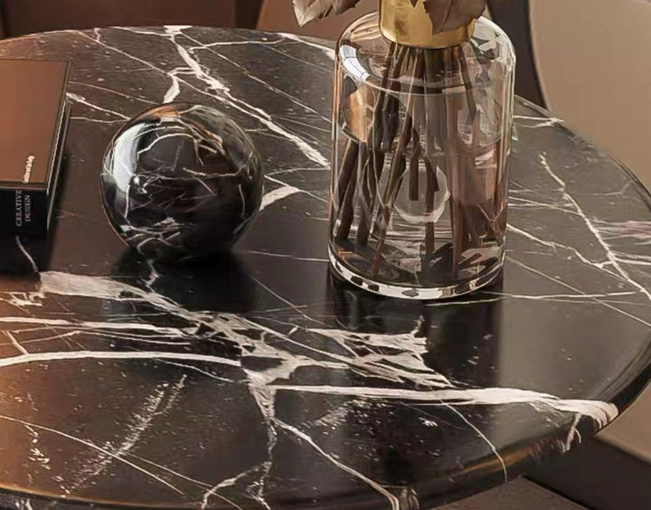 CORVUS Modern Marble Side Table