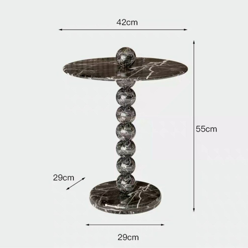 CORVUS Modern Marble Side Table