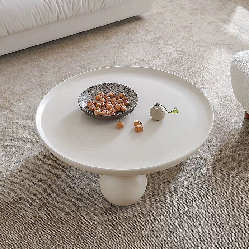 AUSTEL Japandi Round Coffee Table