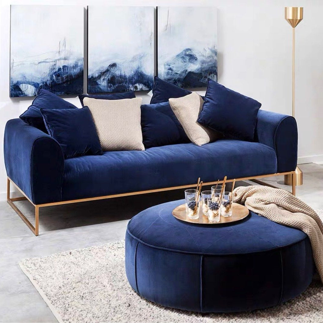 DARLENO Modern Italian Velvet Sofa