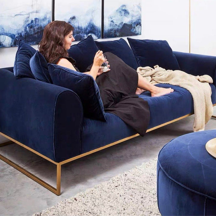 DARLENO Modern Italian Velvet Sofa
