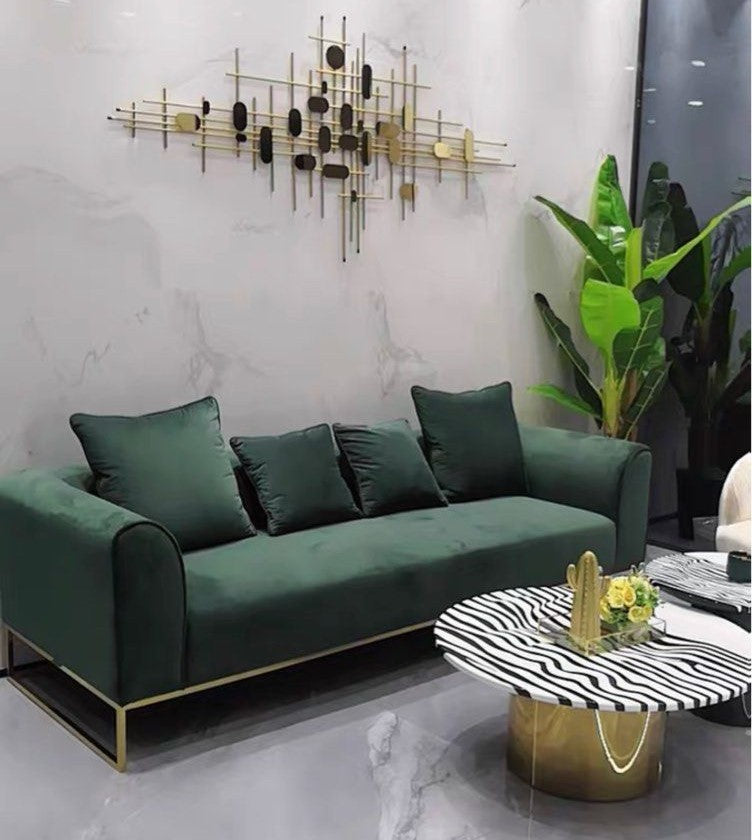 DARLENO Modern Italian Velvet Sofa