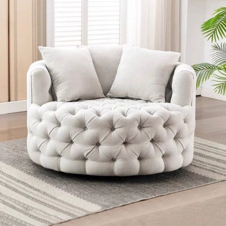 BRAYDEN Modern Velvet Swivel Lounge Chair