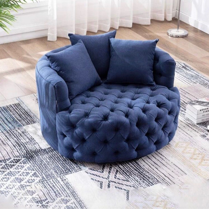 BRAYDEN Modern Velvet Swivel Lounge Chair