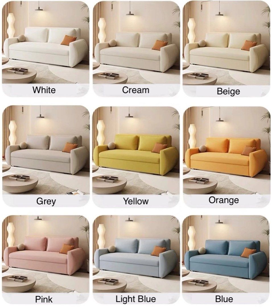 DALLURE Modern Boucle Storage Sofa Bed