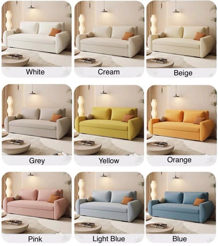 DALLURE Modern Boucle Storage Sofa Bed