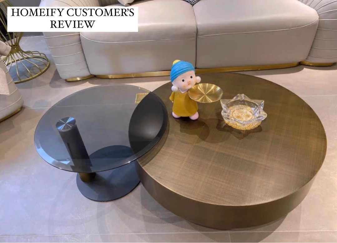 SONZA Modern Round Coffee Table