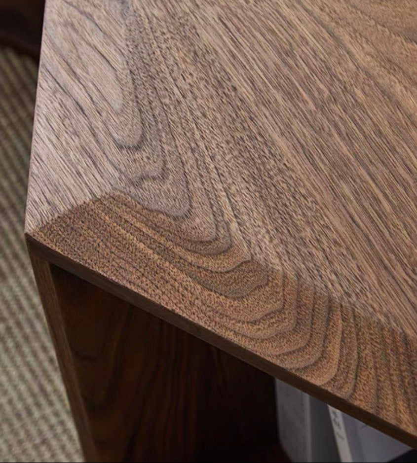 DAVIS Black Walnut Hexagon Coffee Tables