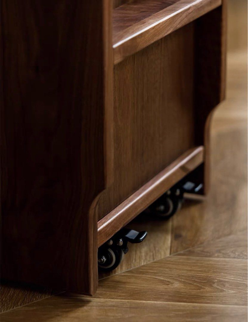 SHIREEN Walnut Wood Beside Table